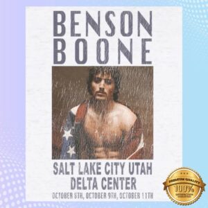 kenny Benson Boone Merch Salt Lake City Tee