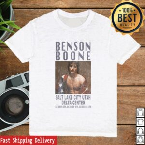 kenny Benson Boone Merch Salt Lake City Tee0