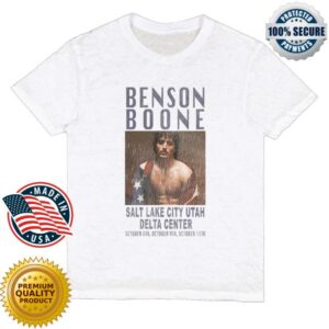kenny Benson Boone Merch Shop Salt Lake City Utah Delta Center Shirt kenny Benson Boone Merch Shop Salt Lake City Utah Delta Center Shirt