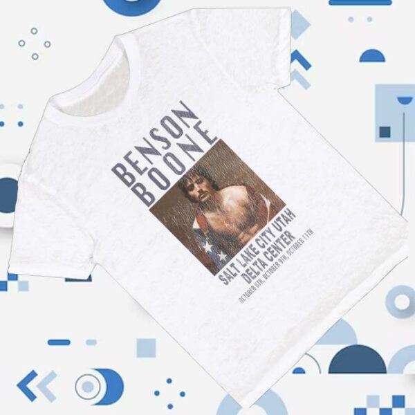 kenny Benson Boone Merch Shop Salt Lake City Utah Delta Center Shirts