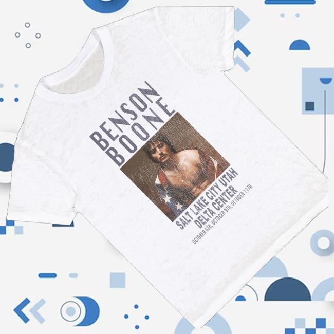 kenny Benson Boone Merch Shop Salt Lake City Utah Delta Center Shirts kenny Benson Boone Merch Shop Salt Lake City Utah Delta Center Shirts