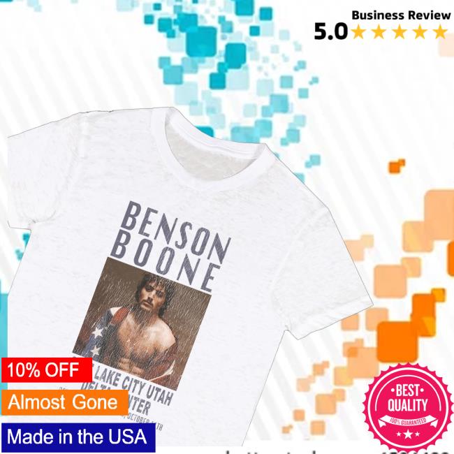 kenny Benson Boone Merch Shop Salt Lake City Utah Delta Center Shirtw kenny Benson Boone Merch Shop Salt Lake City Utah Delta Center Shirtw