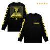 Bicep Merch Store Acid Chroma Longsleeve Tee Black 1 kenny Bicep Merch Store Acid Chroma Longsleeve Tee Blackc