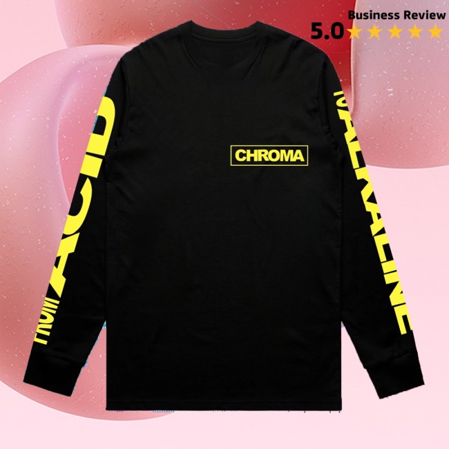 kenny Bicep Merch Store Acid Chroma Longsleeve Tee Blacks kenny Bicep Merch Store Acid Chroma Longsleeve Tee Blacks