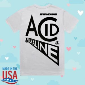 kenny Bicep Merch Store Alkaline Chroma Tee White kenny Bicep Merch Store Alkaline Chroma Tee White