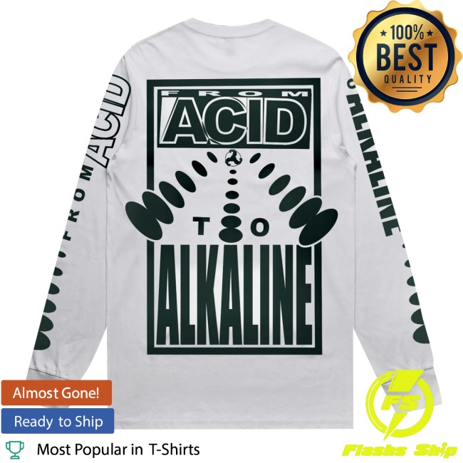 kenny Bicep Store Merch Alkaline Chroma Longsleeve Shirt Whites kenny Bicep Store Merch Alkaline Chroma Longsleeve Shirt Whites