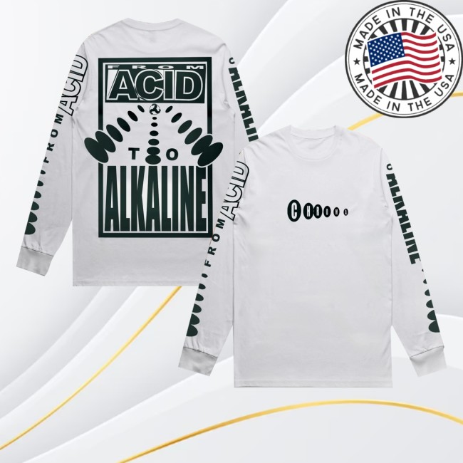 kenny Bicep Store Merch Alkaline Chroma Longsleeve Shirt Whitess kenny Bicep Store Merch Alkaline Chroma Longsleeve Shirt Whitess