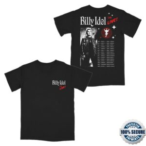 kenny Billy Idol Store Merch Live 25 Tour Black Shirt1 kenny Billy Idol Store Merch Live 25 Tour Black Shirt1