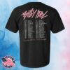 kenny Billy Idol Store Merch Pink Scratch Billy 2025 Tour Black Shirt