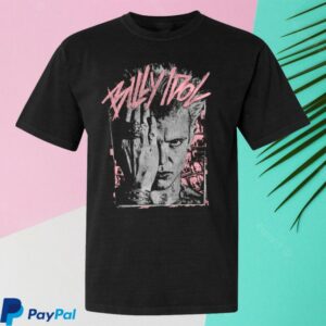 kenny Billy Idol Store Merch Pink Scratch Billy 2025 Tour Black Shirt0 kenny Billy Idol Store Merch Pink Scratch Billy 2025 Tour Black Shirt0