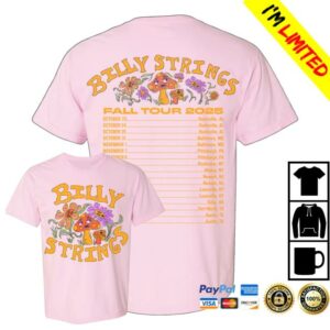 kenny Billy Strings Store Merch Shop Online Exclusive Mushroom Shirt kenny Billy Strings Store Merch Shop Online Exclusive Mushroom Shirt