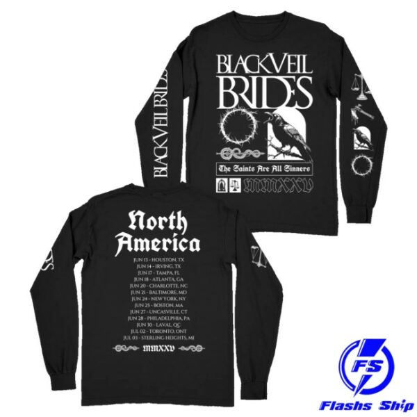 kenny Black Veil Brides Merch The Raven Longsleeve Shirt1