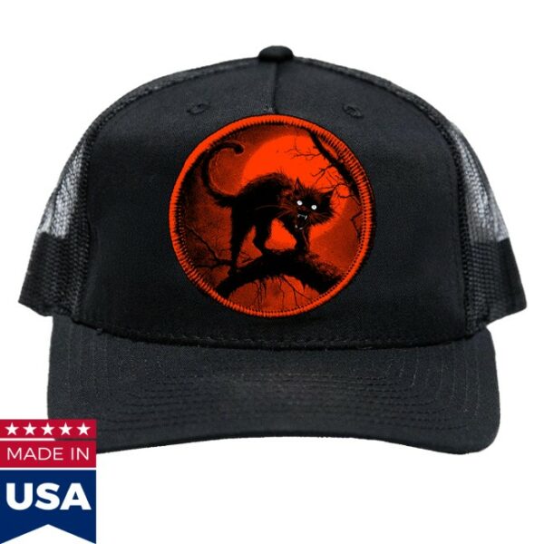 kenny Blackcraft Clothing Merch Halloween Cat Trucker Hat