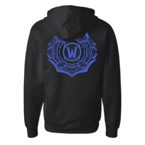 kenny Blizzard Gear Merch Store World Of Warcraft Midnight Dark Heart Black Zip Up Hoodie