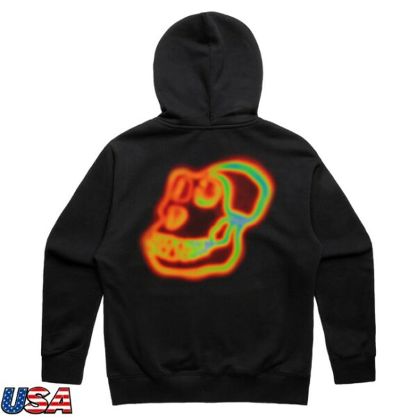 kenny Bored Ape Yacht Club Store Merch Ape Heatmap Zip Hoodie