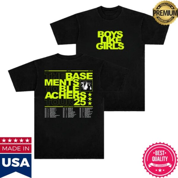 kenny Boys Like Girls Store Merch Basements To Bleachers Tour Tee
