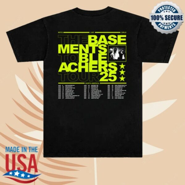 kenny Boys Like Girls Store Merch Basements To Bleachers Tour Tees