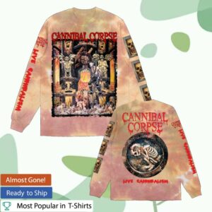 kenny Cannibal Corpse Merch Store Live Cannibalism Long Sleeve Scab Dye