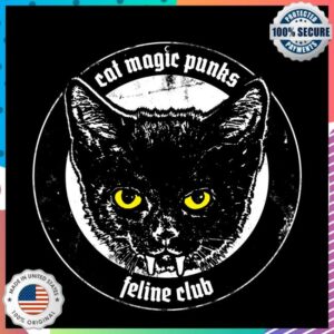 kenny Cat Magic Punks Merch Shop Halloween 2025 Feline Club Pullover Hoodierr kenny Cat Magic Punks Merch Shop Halloween 2025 Feline Club Pullover Hoodierr