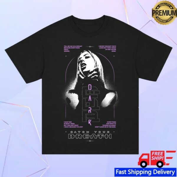 kenny Catch Your Breath Merch Dont Leave Me In The Dark Shirt Black