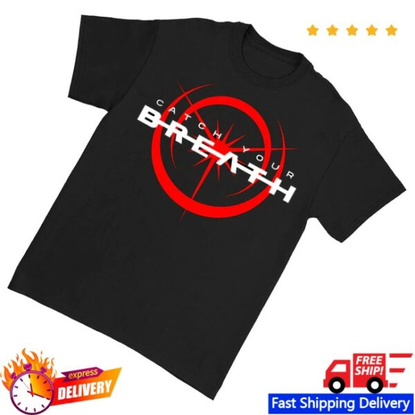 kenny Catch Your Breath Merch Strike Through Logo Shirt Black1