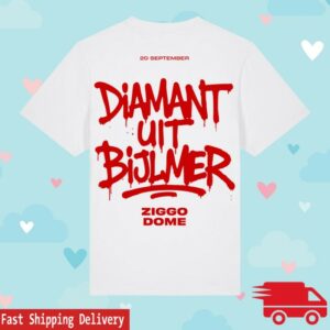 kenny Cho Merch Store Diamant Uit Bijlmer White Shirt