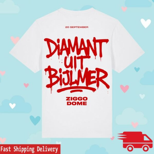 kenny Cho Merch Store Diamant Uit Bijlmer White Shirt