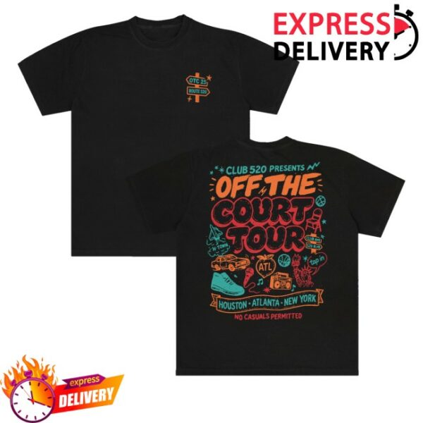kenny Club 520 Merch Store Otc 25 Tee Blackss