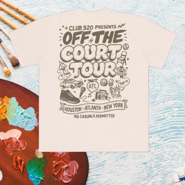 kenny Club 520 Merch Store Otc 25 Tee Whites