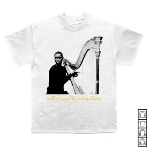 kenny Cold Prints Merch Dave The Boy Who Played The Harp Tour Shirt White