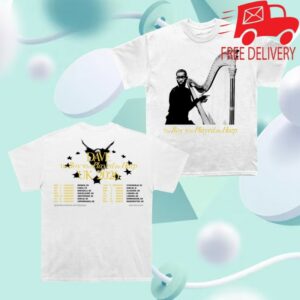 kenny Cold Prints Merch Dave The Boy Who Played The Harp Tour Shirt White0 kenny Cold Prints Merch Dave The Boy Who Played The Harp Tour Shirt White0