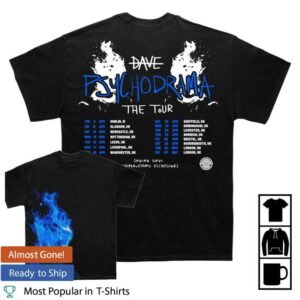 kenny Cold Prints Merch Shop Dave Psychodrama Tour Shirt