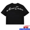 kenny Cold Shoulder Kicks Merch Mixed Emotion Black Pearl Cropped Tee