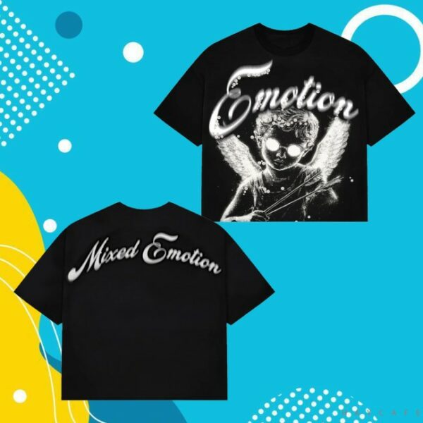 kenny Cold Shoulder Kicks Merch Mixed Emotion Black Pearl Cropped Tee0