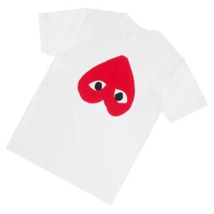 kenny Comme Des Garcons Merch Play White Shirt With Red Reverse Heart0 kenny Comme Des Garcons Merch Play White Shirt With Red Reverse Heart0