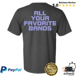 kenny Dawes Merch Store Dawes All Your Favorite Bands Tee1