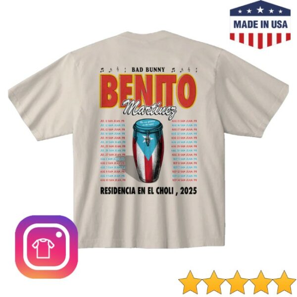 kenny Debi Tirar Mas Fotos Shop Merch La Residencia Bad Bunny Salsa Off White Shirt