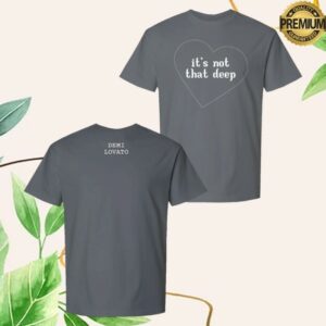 kenny Demi Lovato Merch Its Not That Deep Album Tee0