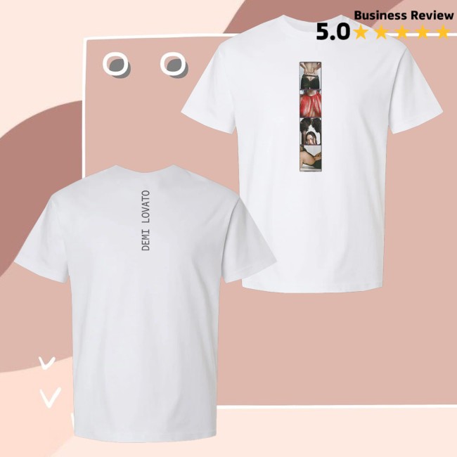 kenny Demi Lovato Merch Photostrip Tee1 kenny Demi Lovato Merch Photostrip Tee1