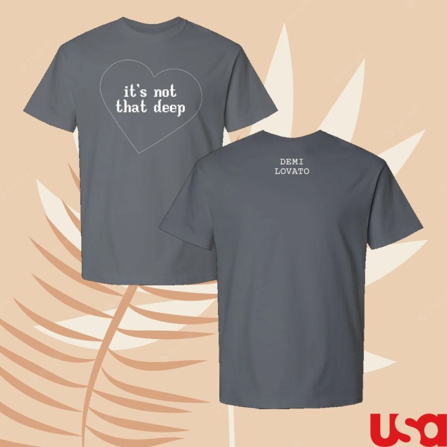 kenny Demi Lovato Merch Store Its Not That Deep Album Shirtss kenny Demi Lovato Merch Store Its Not That Deep Album Shirtss