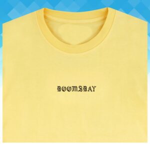 kenny Doomsday Society Merch No More Space Shirt Golden Yellow kenny Doomsday Society Merch No More Space Shirt Golden Yellow