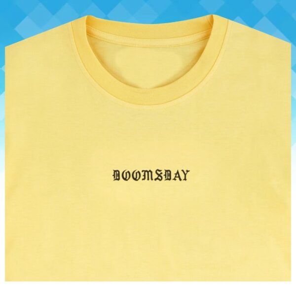 kenny Doomsday Society Merch No More Space Shirt Golden Yellow