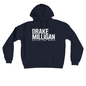kenny Drake Milligan Merch Shop Drake Milligan Navy Logo Hoodie kenny Drake Milligan Merch Shop Drake Milligan Navy Logo Hoodie