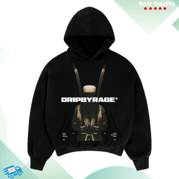 kenny Drip By Rage Merch Store Contempt Big Print Boxy Hoodie