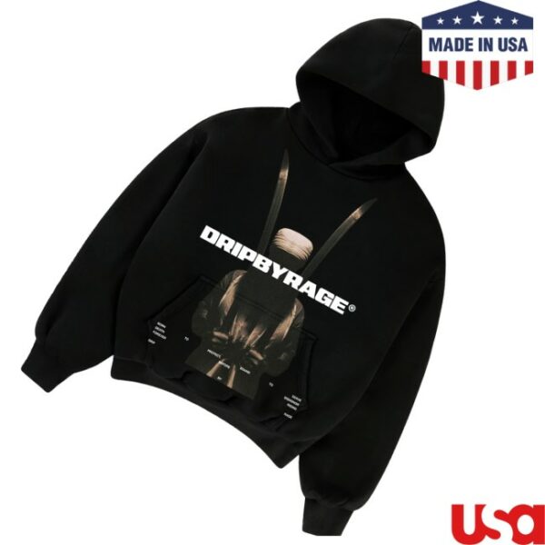 kenny Drip By Rage Merch Store Contempt Big Print Boxy Hoodies