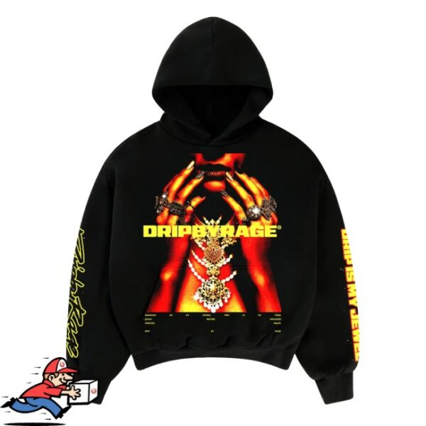 kenny Drip By Rage Merch Store Drip Is My Jewel Big Print Boxy Hoodies