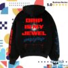 kenny Drip By Rage Merch Store Drip Is My Jewel Blue Big Print Boxy Hoodie