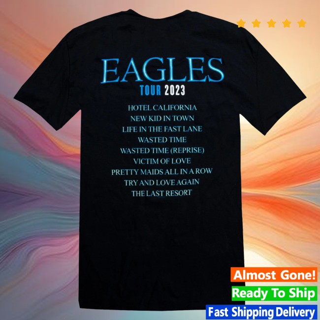 kenny Eagles Store Merch Hotel California 2023 Tour Tee kenny Eagles Store Merch Hotel California 2023 Tour Tee