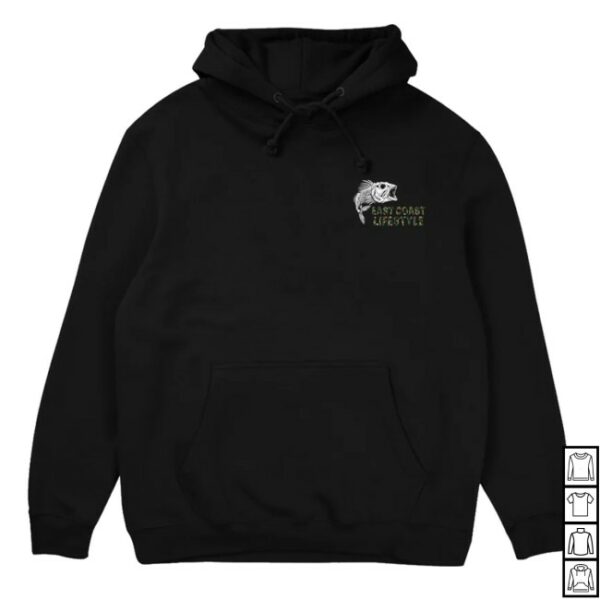 kenny East Coast Lifestyle Merch Store Bone Fish Hoodie