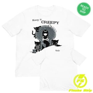 kenny Emily The Strange Merch Shop Keep It Creepy And Kooky White Shirt kenny Emily The Strange Merch Shop Keep It Creepy And Kooky White Shirt